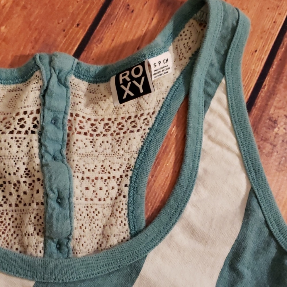 Roxy Racerback Striped Tabk - Picture 3 of 7